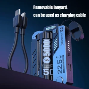 【First Order Discount】Portable Fast Charging Power Bank With Detachable And Replaceable Battery Pack